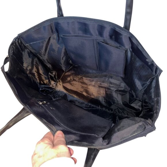 Vintage American Airlines Postcard Print 1960s images large tote bag purse - Picture 3 of 10